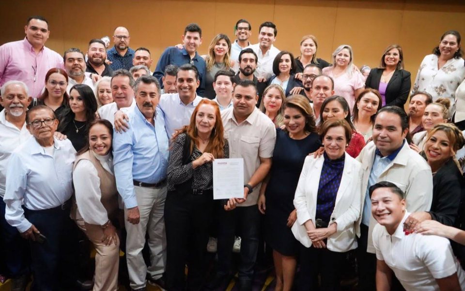 Firma del acuerdo de unidad de aspirantes de Morena Sonora
